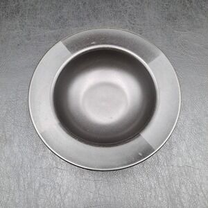 Nautica Matte Black Stoneware Soup Pasta Bowl Wide‎ Rim